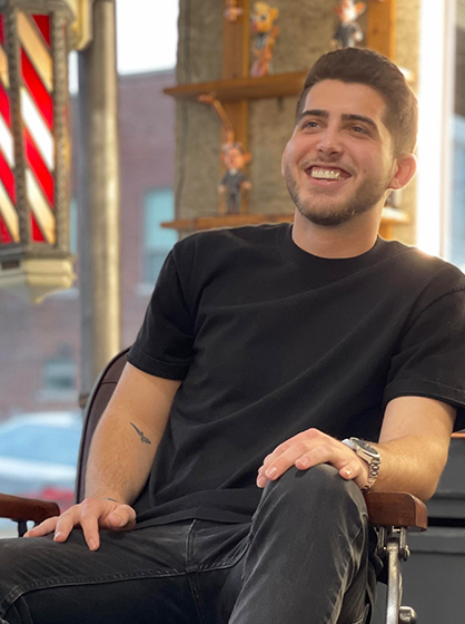 Cort Yates barber portrait handle barbershop
